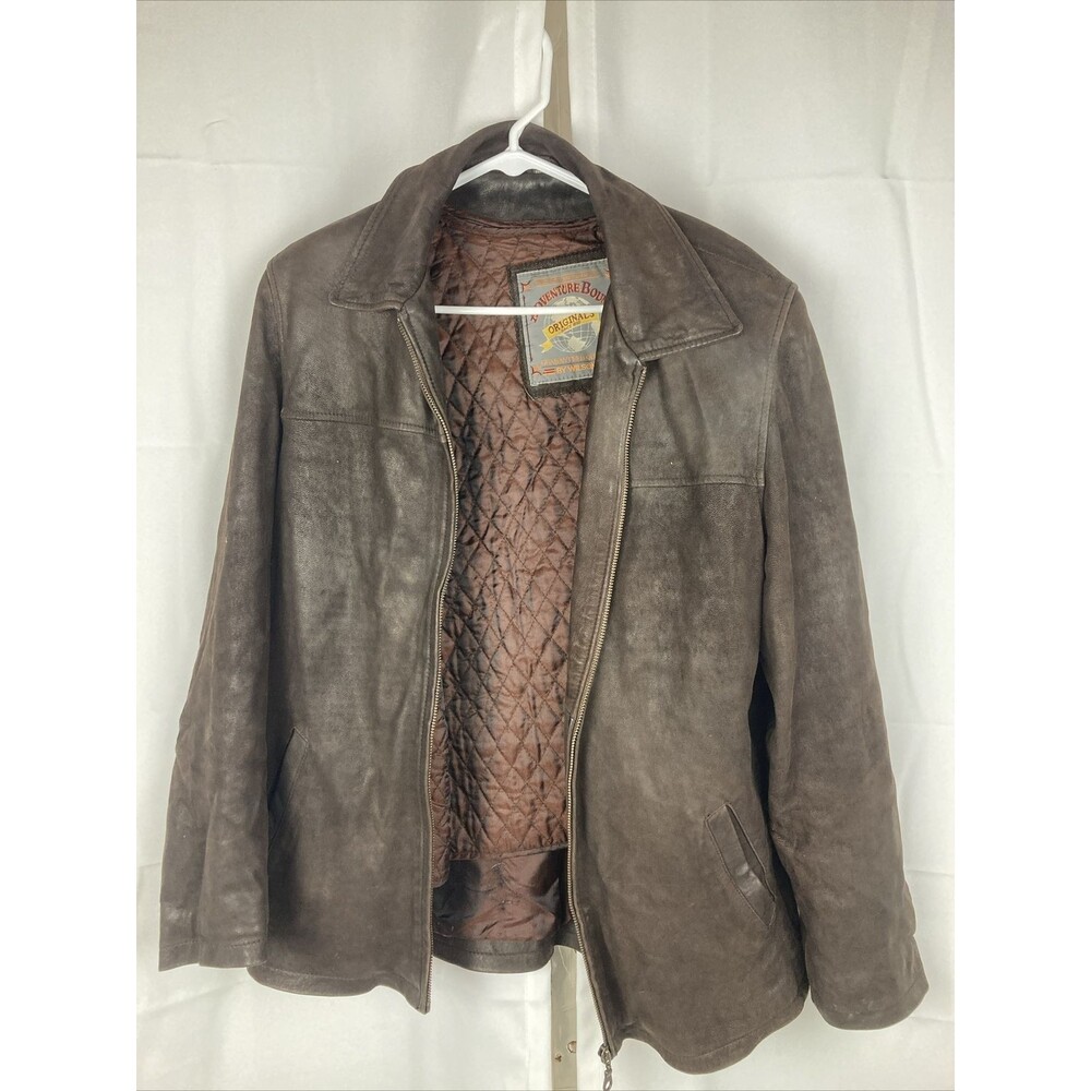 Vintage Wilsons Adventure Bound Leather Bomber Jacket Indiana Jones | L